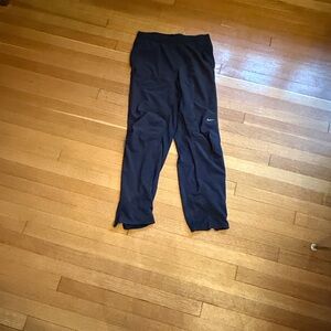 Nike Dri-FIT joggers black with zippered legs and.